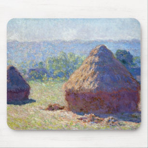 Tapis De Souris Pile de blé (fin de l'été), Monet