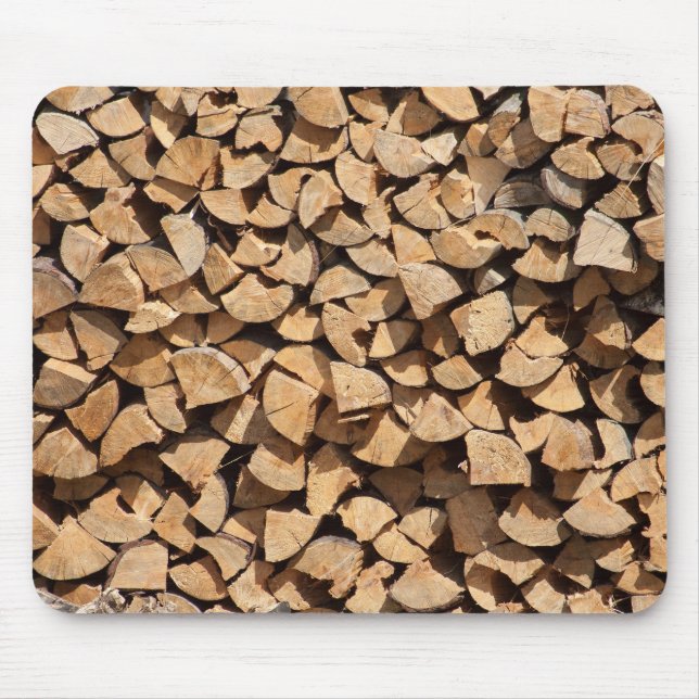 Tapis De Souris Pile De Bois (Devant)