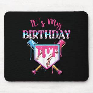 Tapis De Souris Pilote de baseball Anniversaire Fille Amusante Ann