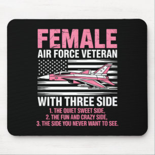 Tapis De Souris Pilote de chasse patriotique américain de l'armée