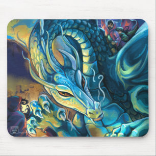 Tapis De Souris Pilote de dragon bleu