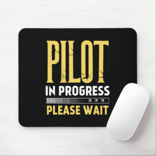 Tapis De Souris Pilote en cours - Barre de chargement Design Aviat