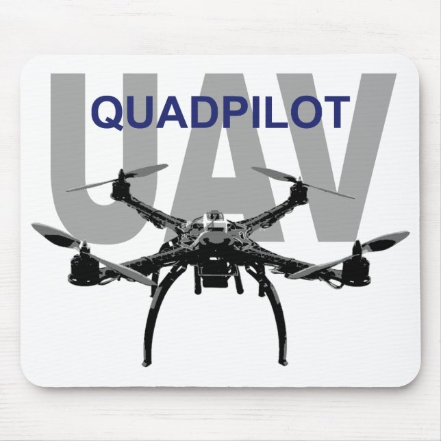 Tapis De Souris Pilote Quadcopter UAV Quadpilot (Devant)