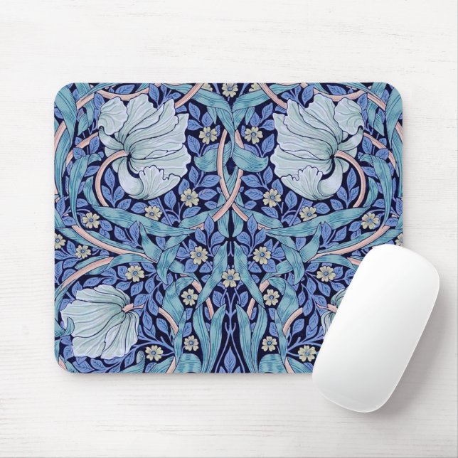 Tapis De Souris Pimpernel Blue, William Morris (Avec souris)