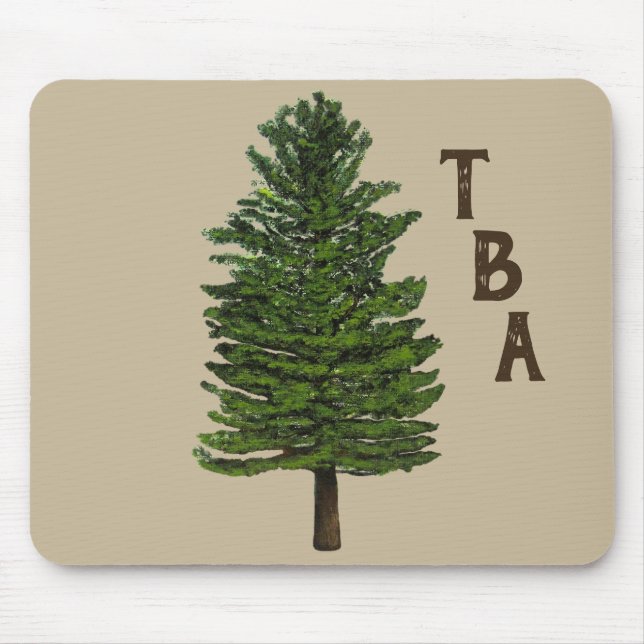Tapis de souris Pin Tree (Devant)