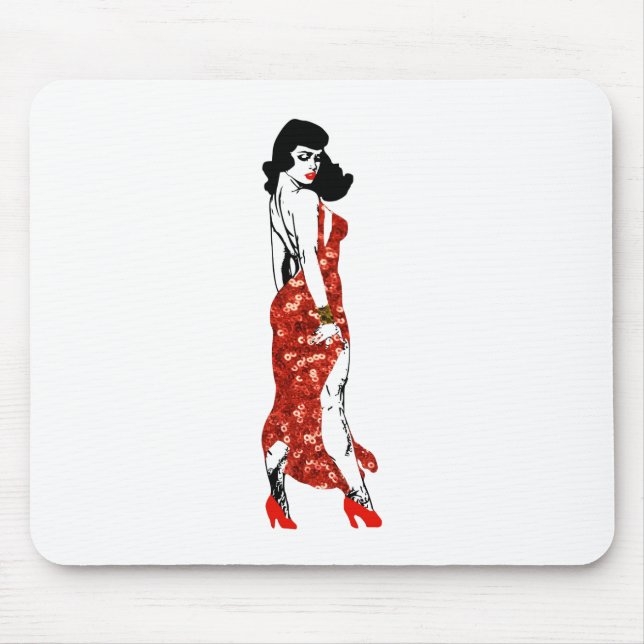 Tapis De Souris pin up (Devant)