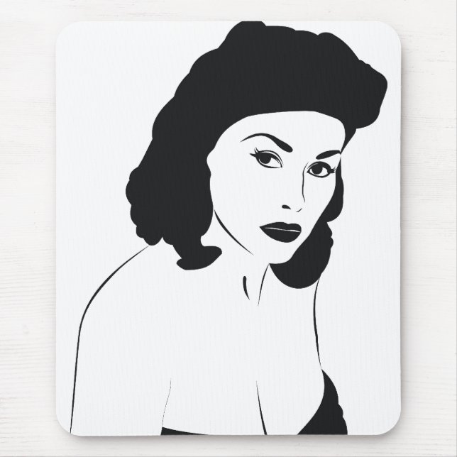 Tapis De Souris Pin Up (Devant)