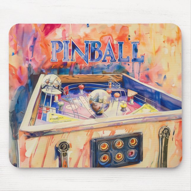 Tapis De Souris Pinball Player Non Slip Mousepad #26 (Devant)