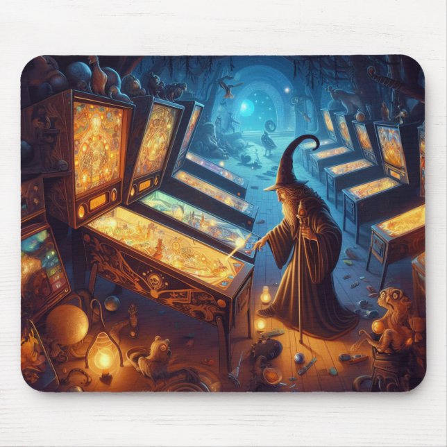Tapis De Souris Pinball Wizard Non Slip Mousepad #3-3 (Devant)