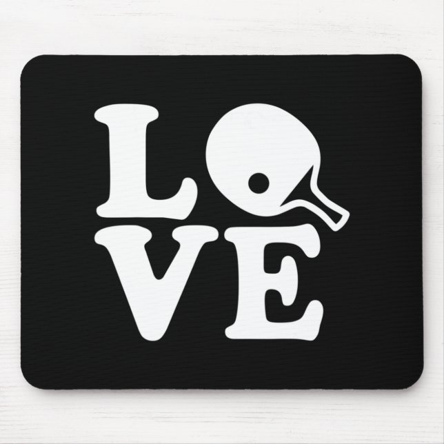 Tapis De Souris Ping pong ping-pong amour (Devant)
