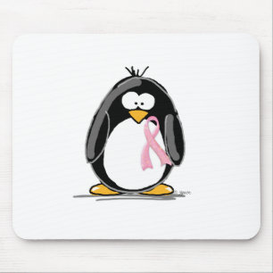 Tapis De Souris Pingouin de cancer du sein