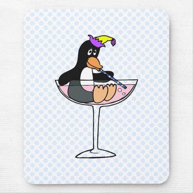 Tapis De Souris Pingouin de partie (Devant)