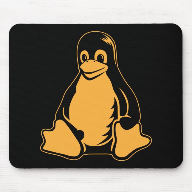 Tapis De Souris Pingouin de Tux - (Linux, Open Source, Copyleft, (Devant)