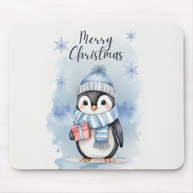 Tapis De Souris Pingouin mignon 2 (Devant)