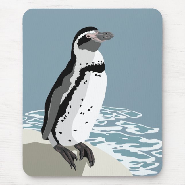 Tapis De Souris Pingouin Mousepad de Humboldt (Devant)
