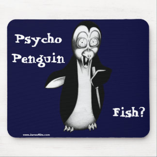 Tapis De Souris Pingouin psychopathe : Poissons ?