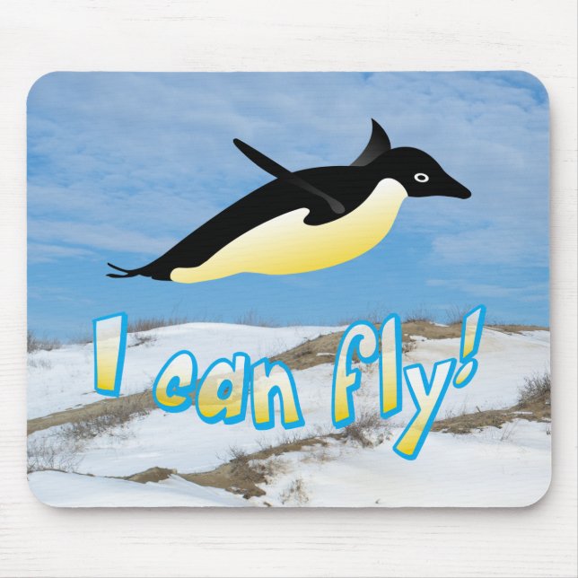 Tapis De Souris Pingouin volant (Devant)