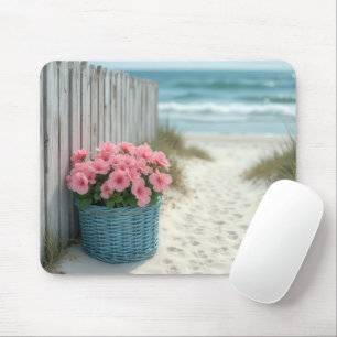 Tapis De Souris Pink Beach Petunias