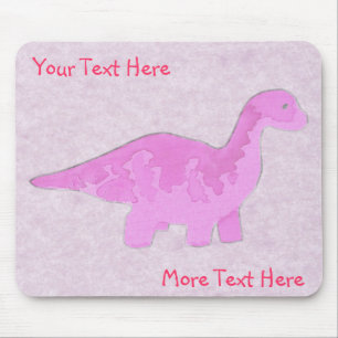 Tapis De Souris Pink Dino Mousepad