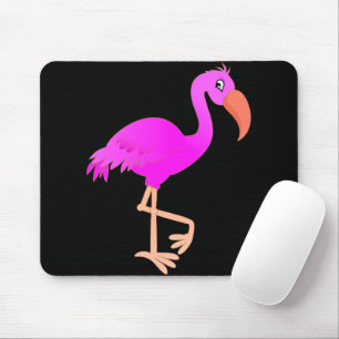 Tapis De Souris Pink Flamingo Mouse Pad - Custom Colors or Text