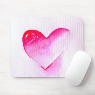 Tapis De Souris Pink heart pop art valentine