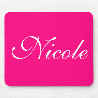 Tapis De Souris Pink Name
