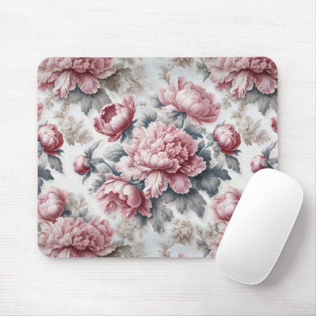 Tapis De Souris Pink Peony (Avec souris)