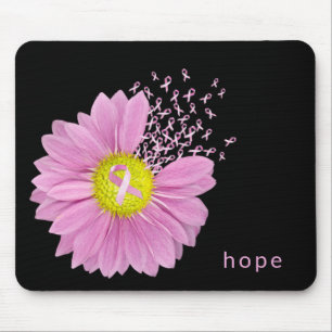 Tapis De Souris Pink Ribbon Sensibilisation au cancer du sein avec