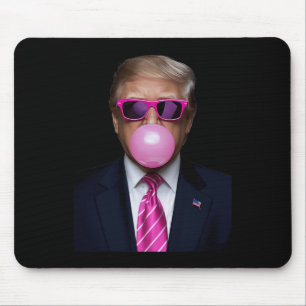 Tapis De Souris Pink Trump Bubble Gum 2024 Vote Président Funny Cu