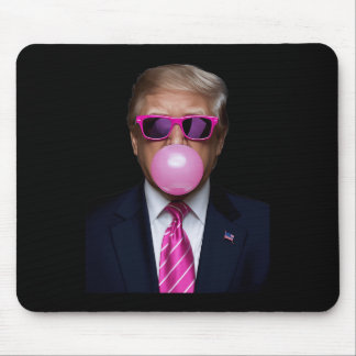 Tapis De Souris Pink Trump Bubble Gum 2024 Vote Président Funny Cu