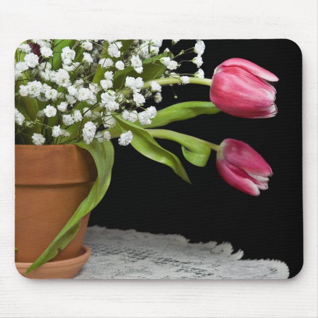Tapis De Souris Pink Tulip (Devant)