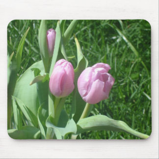 Tapis De Souris Pink Tulips Mousepad