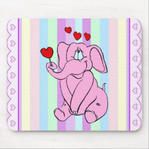 Tapis De Souris Pinky Love Mousepad