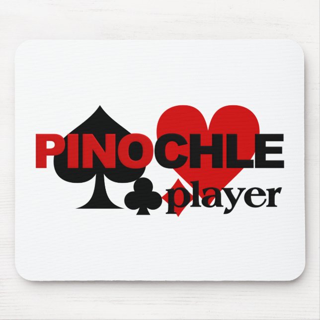 Tapis De Souris Pinochle Player mousepad (Devant)