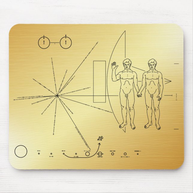 Tapis De Souris Pioneer Plaque Adam & Adam (Devant)