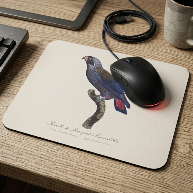 Tapis De Souris Pionus fuscus, ou Pione brune (Dusky Parrot or Dusky Pionus, Pionus fuscus. Mouse Pad)