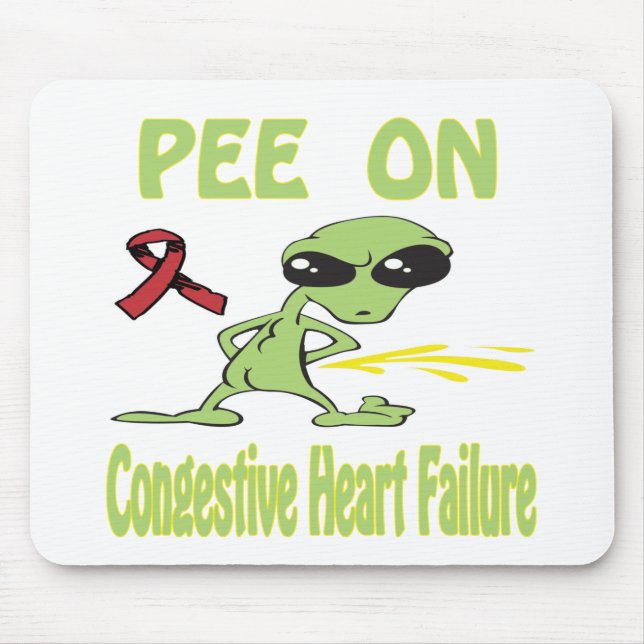 Tapis De Souris Pipi sur l'insuffisance cardiaque congestive (Devant)
