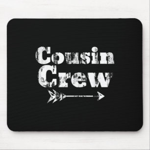 Tapis De Souris Pique de pyjama de Noël de l'équipage de Cousin