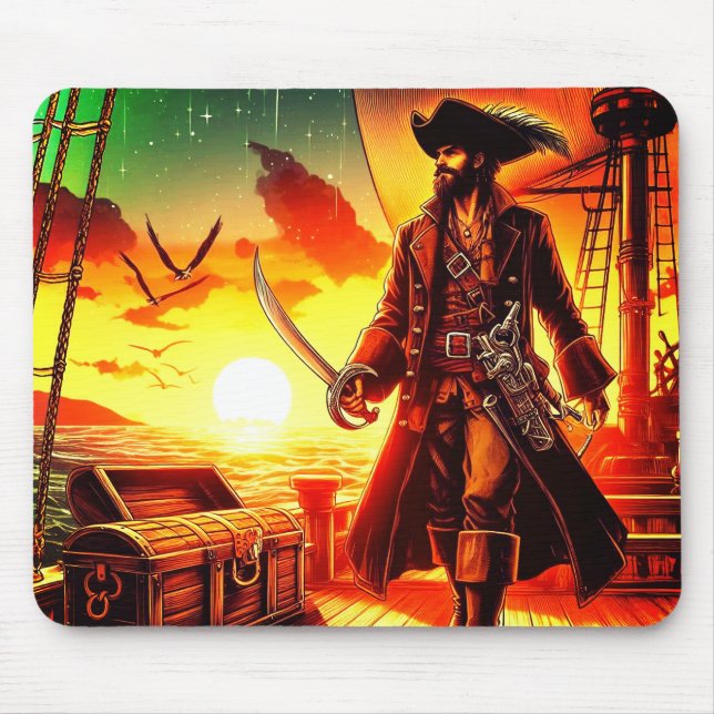 Tapis De Souris Pirate (Devant)