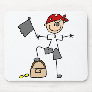 Tapis De Souris Pirate avec le trésor Mousepad