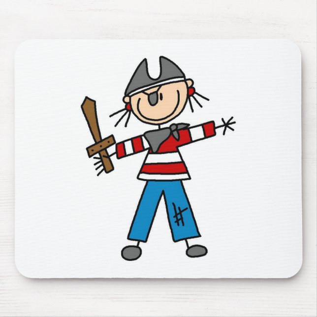 Tapis De Souris Pirate avec l'épée Mousepad (Devant)