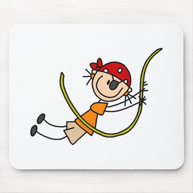 Tapis de souris Pirate Balançant (Devant)