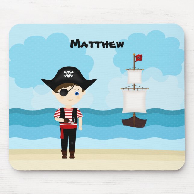Tapis De Souris Pirate Boy (Devant)
