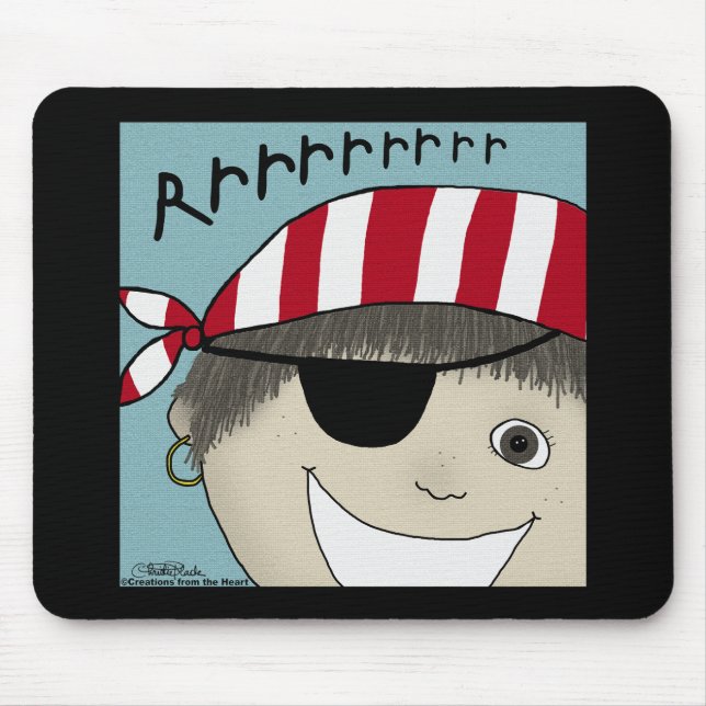 Tapis De Souris Pirate Boy Rrrrrr (Devant)