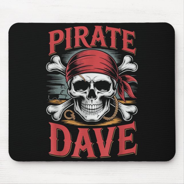 Tapis De Souris Pirate dave  (Devant)