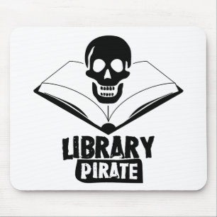 Tapis De Souris Pirate de bibliothèque