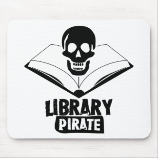 Tapis De Souris Pirate de bibliothèque