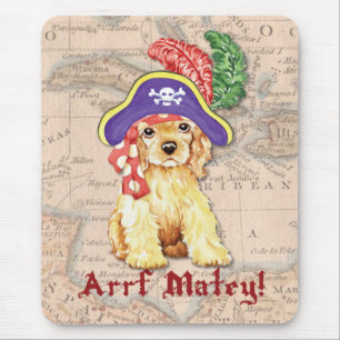 Tapis De Souris Pirate de cocker