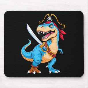 Tapis De Souris Pirate Dinosaur T Rex Garçons Enfants Funny Hallow