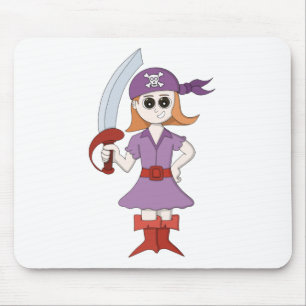 Tapis De Souris Pirate Girl
